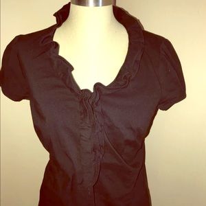 Loft Ruffle Top-Medium